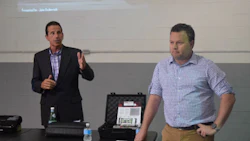 Dan Dominato of Precision Marketing and Jake Rodenroth of Collision Diagnostic Services.