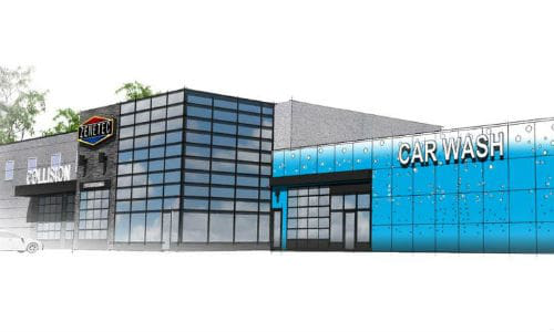 An artist's rendering of the new location for CSN-Zenetec Collision Centre in south Barrie. The facility is slated to be fully operational by 2017.