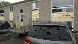 A hail storm rolled through the Saguenay region of Quebec this week, damaging numerous vehicles.