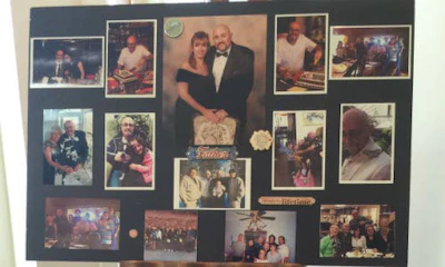 One of the many plaques honouring Sam Piercey on display at Smith's Funeral Home. Piercey will be remembered by the many people whose lives he touched, both inside and outside the collision repair industry.