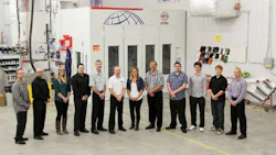The team at St. Claude Autobody. The facility has recently achieved I-CAR Gold Class.