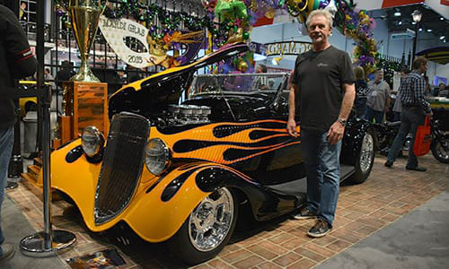 The hugely popular Battle of the Builders will return to the SEMA Show for a third straight year this November. Pictured above, the 2015 Battle of the Builders winner Bobby Alloway with his 1933 Ford Roadster.