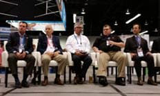 Several OEM representatives joined Collision Advice president Mike Anderson in discussing pre and post collision repair scanning in a special forum at NACE on Thursday.