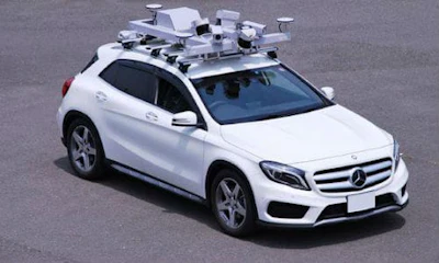 A vehicle equipped with 3-D map surveying equipment. A joint venture in Japan will begin creating high-definition 3-D maps for self-driving cars in September as part of a government effort to have such vehicles on the road by 2020, in advance of the Olympic Games.