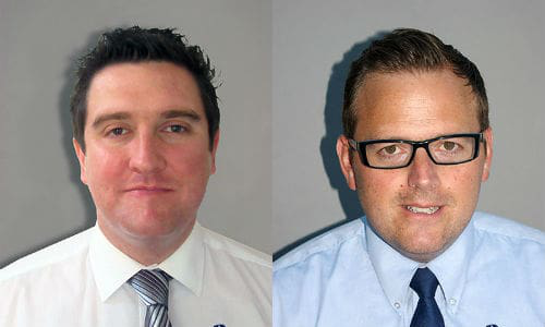 Ben Pugh (left) has been appointed International Brand Manager for Fix Auto World. Nick Spiers (right) will take the role of International Operations Manager.