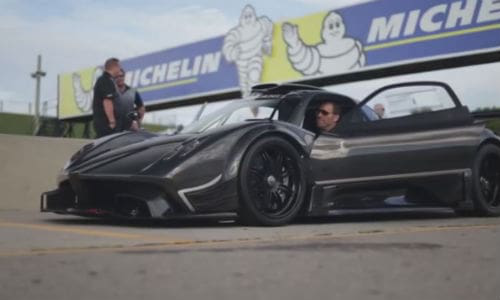 An ultra-rare Zonda R made an appearance at a track day held by Pfaff Pagani. You can check out some video from the day in the player below.