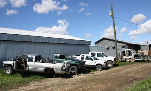 Alberta police have charged 35-year-old Brandy Lynn Cobbe after raiding a chop shop in Lacombe County.