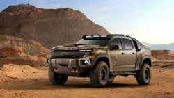 Chevrolet is developing a zero-emission hydrogen fuel cell vehicle, the Colorado ZH2 for the US Army to find out if fuel cell tech is viable in military situations.