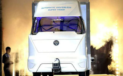 A Prototype Automated Truck Developed By Foton And Baidu