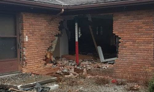 A teenager in Sarnia stole his parents' car and went for a joyride. It ended when &hellip; well, you can probably figure that part out from the photo.