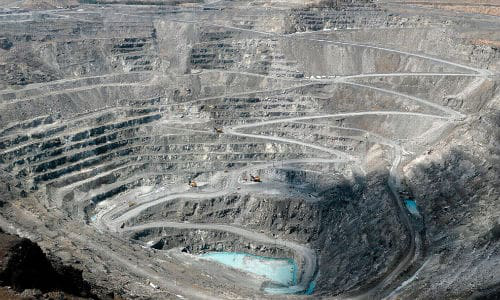 An asbestos mine in Quebec. Mining asbestos remains legal in Canada, but the last mine closed down in 2011.