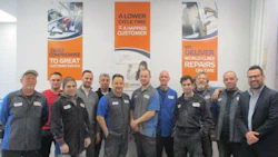 Some of the team members from Prochilo Brothers Auto Collision. All three of the company's facilities have recently been recognized by Honda ProFirst.