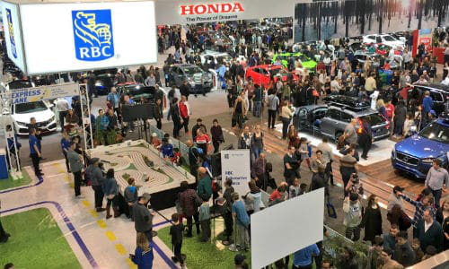 This year's AutoShow drew over 20,000 visitors on its first official day.