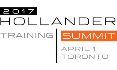 Hollander has announced it will hold six regional Training Summit events in 2017.