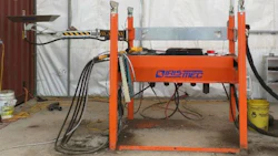 REC developed two depollution systems for Canada in partnership with Iris-Mec. The IBQ compact drainage system (shown here) has the same features as the ISQ and includes a built-in vehicle stand.