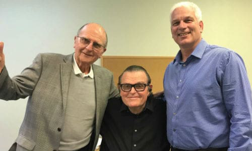 Uni-Select has acquired D&rsquo;Angelos Automotive and Industrial Coatings through its subsidiary FinishMaster. From left: Arthur D'Angelo, Bob D'Angelo and Steve Arndt, President of FinishMaster.