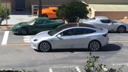 A prototype Tesla Model 3 recently spotted on the streets of California. Production of the company's first mass-market car is slated to start in July, and the expectation is that sales will be high. This may be part of the reason Tesla is expanding its network.