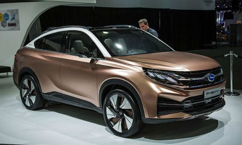 Chinese carmaker Guangzhou Automobile Group plans to begin selling cars in North American soon, but they might want to rename one of their more popular models first. The 'Trumpchi,' shown here was actually named in 2010, long before the current US Presidential administration.
