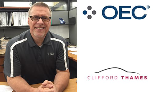 Geo Money, Director of Branding and Culture for OEC, says &ldquo;Clifford Thames is the perfect match for OEC.&rdquo;