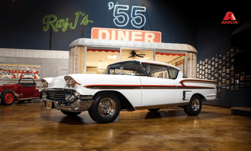 The &rsquo;58 Chevy Impala, a very popular vehicle from American Graffiti, will be appearing across the United States at various Car shows alongside Axalta Coating Systems.