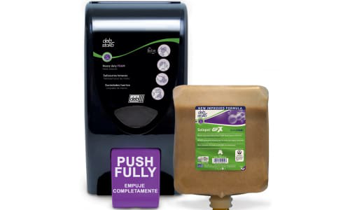 According to Deb Group, Solop GFX is the world&rsquo;s first heavy-duty foam hand cleanser with grit.