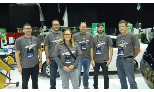 The autobody committee and volunteers.