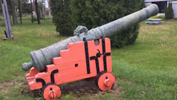 Bartlett Towing recently transported this antique cannon from the 1700s. “It was the unusual item we’ve ever had to deliver,” said Bartlett, Owner.