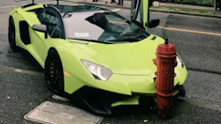 A crashed Lambo on the streets of Vancouver caught some attention this week. As a story in the National Post notes, 'the detailer on this neon green Lambhorgini did a bang-up job. But so did the driver.'