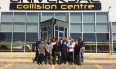 Pictured is the Universal Collision Centre (UCC) in Regina, Saskatchewan. According to Bob DuBrueil, Senior Services Consultant, AkzoNobel, UCC is one of the best examples of a Process Centred Environment in North America