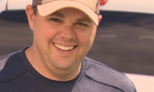 Pictured is Brent Dunphy. Dunphy, a 14-year veteran driver has experienced first-hand the consequences of not protecting tow truck drivers under this law.