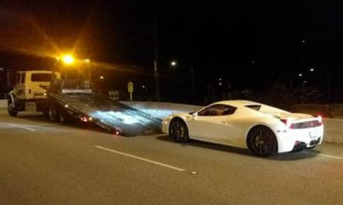 West Vancouver police impounded this Ferrari after catching the driver going more than three times the speed limit on Vancouver&rsquo;s Lions Gate Bridge. According to a statement from police, the same driver was ticketed for speeding in April, after being pulled over by the same officer &hellip; on the same bridge.