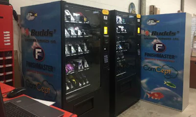 The 'vending Machines' At Budds' Collision Provided By Finish Master And Concept, The System Helps To Automate And Streamline Inventory Control