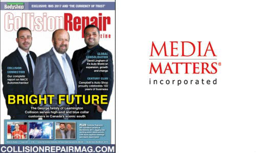 The George family of Leamington Collision on the cover of the latest issue of Collision Repair magazine. You can check out the whole issue at the link below.