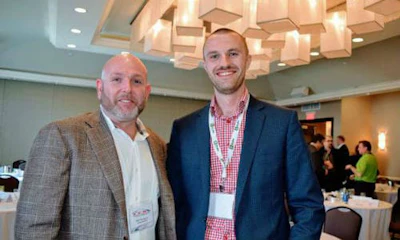 Sam Piercey Jr Of Canadian Hail Repair And Mike Beier Of Consolidated Dealers, Which Runs The Ccs Network The Companies Are Early Supporters Of The Sam Piercey Foundation