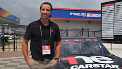 Michael Macaluso, President of CARSTAR North America, at the company's recent conference in Charlotte. The network honoured a number of Canadian shops at the event for high achievement.