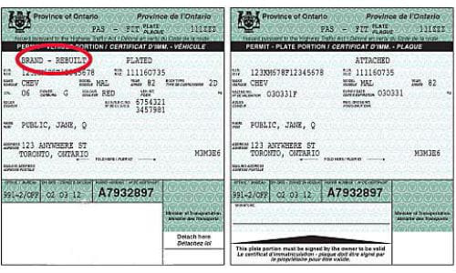All vehicles in Ontario must have a brand shown on the vehicle's permit. CIIA will host a presentation at Fanshawe College that highlights the rules that protect Ontario consumers and shops from improperly branded vehicles.