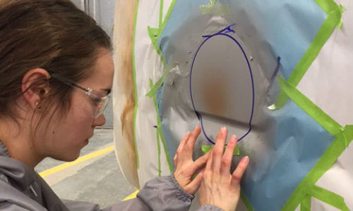 Ashley Weber at one of the qualifying competitions. Weber will represent Canada at the 2017 WorldSkills competition in Abu Dhabi.