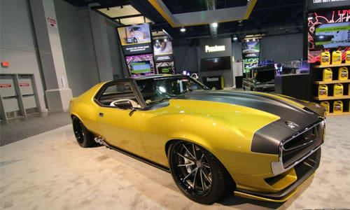 Prestone: &rsquo;72 AMC Javelin AMX made by the Ringbrothers, is one of the SEMA cars awarded with a Goodguys Gold Award. (Photo courtesy of Goodguys)