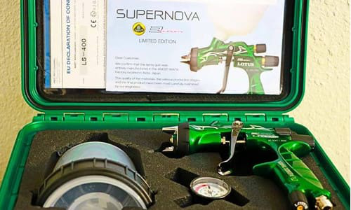 Anest Iwata said the benefits of the product include: &ldquo;less air consumption; less overspray; higher transfer efficiency; and large, uniform and a flat, yet soft, spray pattern.&rdquo;