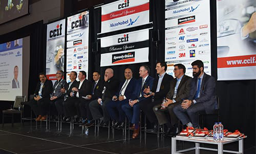 A scanning panel at a previous CCIF.