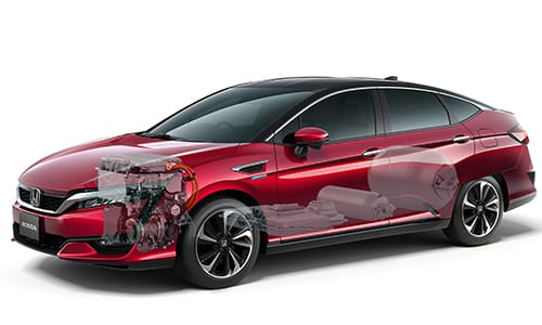 The 2018 Clarity Plug-In Hybrid and 2017 Clarity Electric debuted at the 2017 New York International Auto Show. (Provided by Honda)