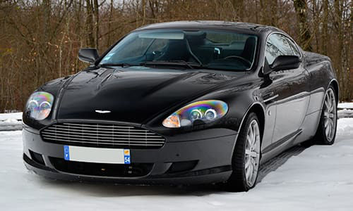 An 2013 Astin-Martin DB9 similar to the one driven by Jessica Liu. She recently filed a lawsuit against her dealership and bodyshop regarding a high repair bill.