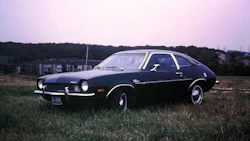 A Ford Pinto, allegedly the worst car of all time.