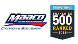 Maaco Auto Painting and Collision Repair finds itself on Entrepreneur Magazine’s Franchise 500 list.