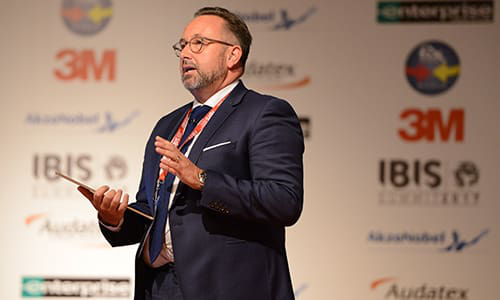 Jason Moseley, CEO of Plenham, speaks at last year&rsquo;s IBIS Summit. The theme of the 2018 IBIS Global Summit is &ldquo;Challenging Perspectives.&rdquo;