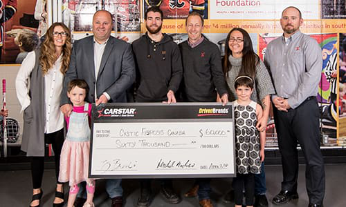 With every Skate In Strides custom hat purchased, TJ Brodie and the Calgary Flames Foundation match the earnings.