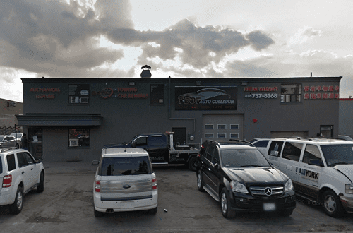 T Dot Auto Collision survived a blaze that damaged a number of vehicles and a small area of the shop on Tuesday.