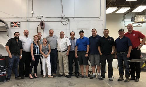 Shouldice Collision in Cambridge, Ontario played host to a recent training event.