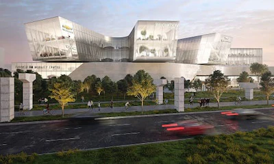 GM Canada&rsquo;s seven-acre complex in downtown Toronto will include office space, R&D facilities for urban mobility, GM vehicle sales and service space, and a public area showcasing innovations in mobility. Photo courtesy Quadrangle.