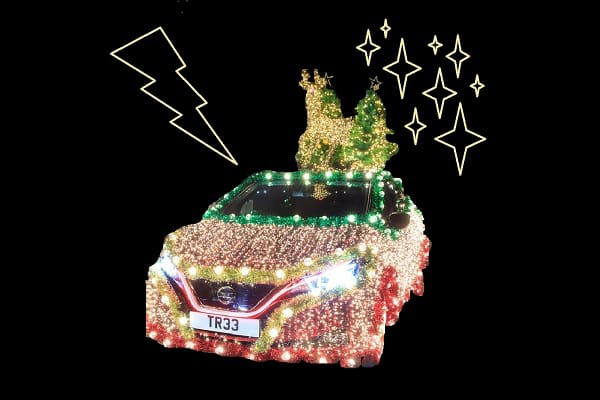nisaan leaf christmas